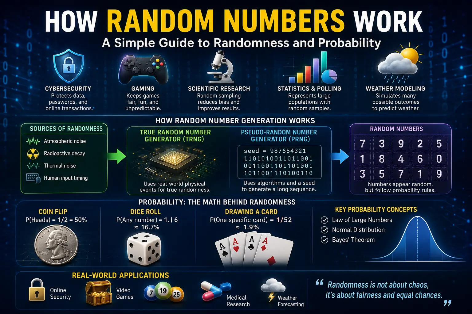 How Random Numbers Work: A Simple Guide to Randomness and Probability 1 How random numbers work